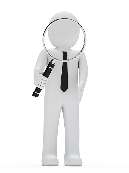 rag doll with giant magnifying glass 1